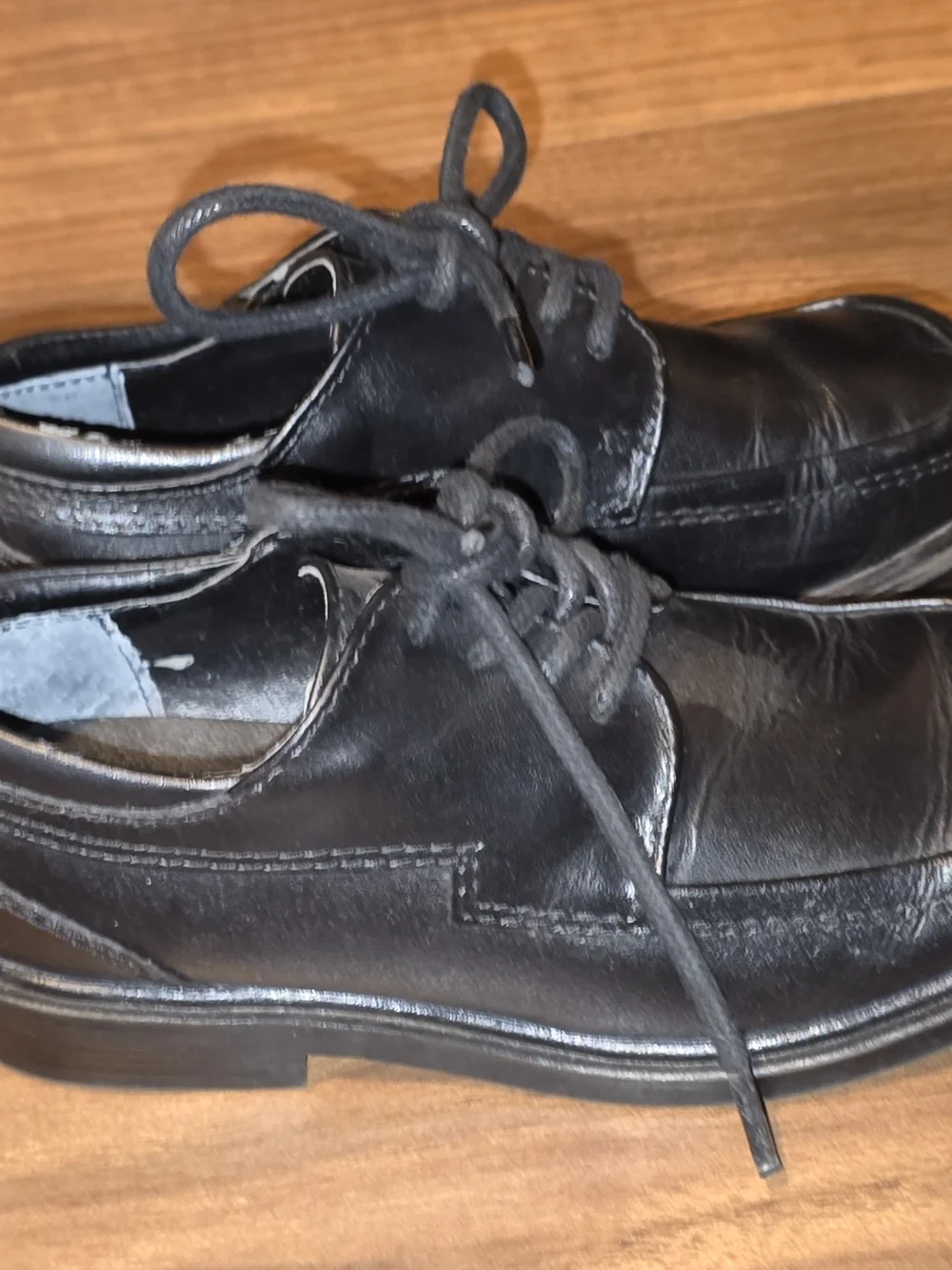 Reaction Kenneth Cole Boys' Black Lace-Up Dress Shoes